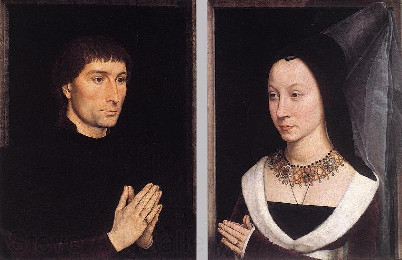 MEMLING, Hans Triptych sg France oil painting art